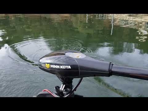Minn kota 45 lbs thrust trolling motor on kayak
