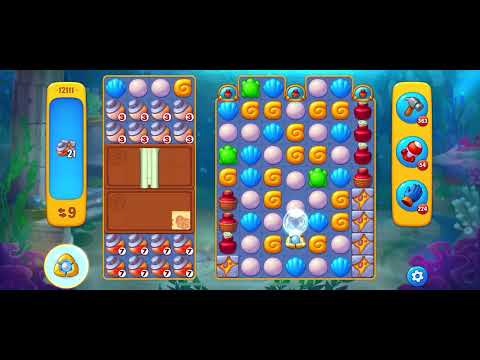 Fishdom level 12111 no boosters フィッシュダム ノーマル