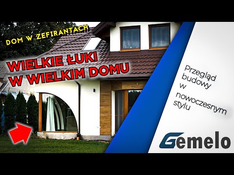 Dom w Zefirantach - Wielkie okna łukowe