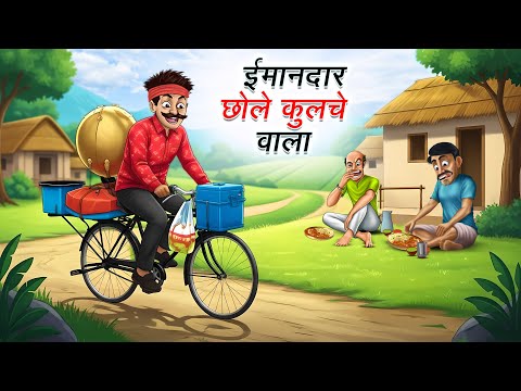 ईमानदार छोले कुलचे वाला | IMAANDAAR CHOLE KULCHE WALA | HINDI KAHANI | CARTOON STORY | HINDI STORIES