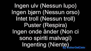 Burzum - Snu Mikrokosmos Tegn (Lyrics e Traduzione Italiana)