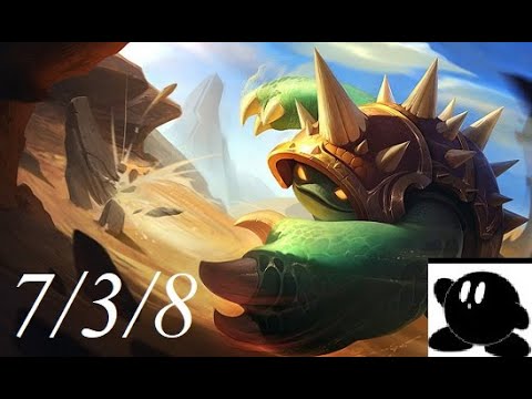 League of Legends, Jungle Rammus. My team was so supportive!