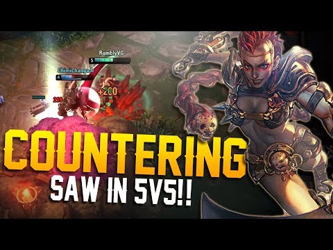 COUNTERING SAW IN 5V5!! Vainglory 5v5 Gameplay - Rona |WP| Top Lane Gameplay
