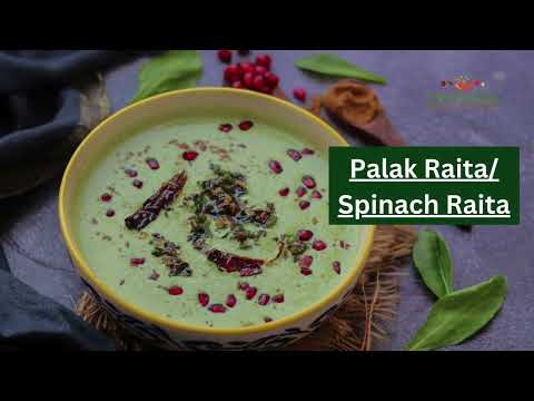 Palak Raita/Spinach raita