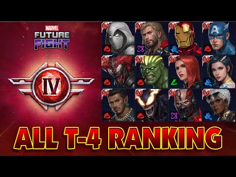 ALL T4 RANKING FROM WORST TO BEST   MARVEL Future Fight