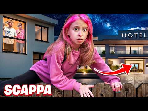 GIORGIA SCAPPA DI CASA E VA A VIVERE IN HOTEL DA SOLA PER 24 ORE PERCHÉ LITIGA CON PAPÀ SALVO!