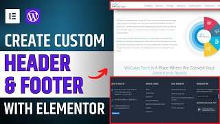 How to Create Custom Header & Footer in WordPress with Elementor (LIVE PRACTICAL 🔥)
