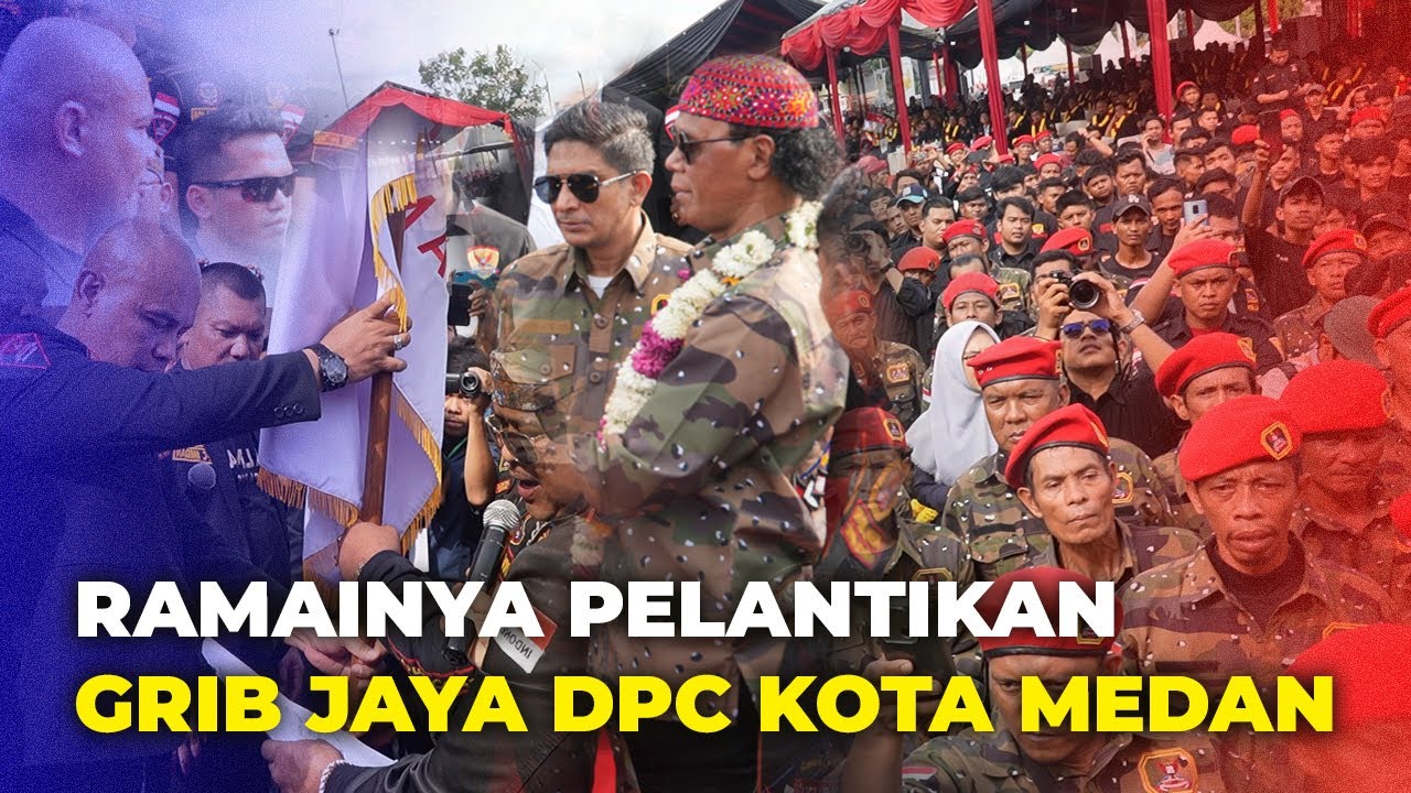 H. Hercules Hadiri Pelantikan DPC GRIB JAYA Kota Medan