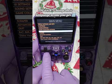 Change the language on your R36S