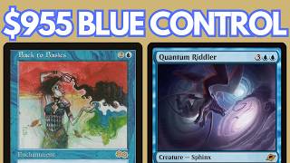 CHOKE THEM OUT! Legacy Mono Blue Back to Basics with NO RESERVE LIST cards. MTG League