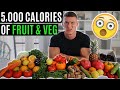 I ate 5,000 CALORIES of fruit & vegetables *food challenge*