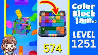 Soluzione del Livello 1251 di Color Block Jam