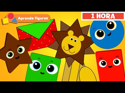 Aprende formas geométricas | Estrella | Rectángulo | Círculo y más | 1 Hora | Mi Primera Universidad