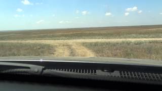 preview picture of video 'Cпуск на авто с вулкана Джау-Тепе, Крым'
