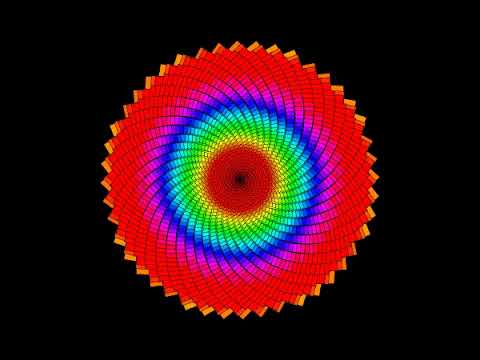Java Math Flower Made From Boxes In Processing