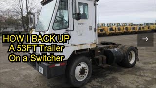 YARD DOG / JOCKEY. HERES HOW I BACK UP A 53FT TRAILER Vídeo 💪🏼