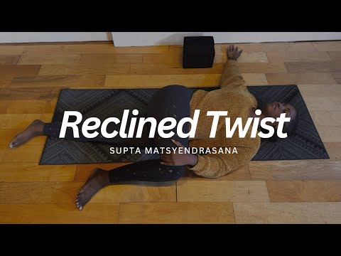 How to Supta Matsyendrasana | Reclined Twist | Yoga Pose Tutorial