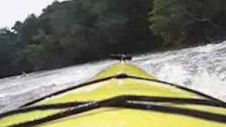 preview picture of video 'Kayak Roll on Ocmulgee River'