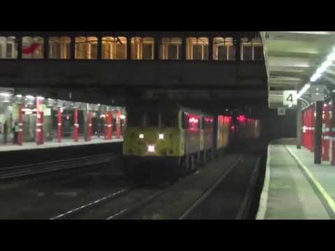 Freightliner Class 86 action, at Lancaster, 31st March 2014