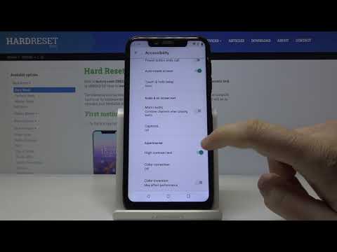 How to Change Text Contrast on UMIDIGI One Pro – Switch On High Contrast