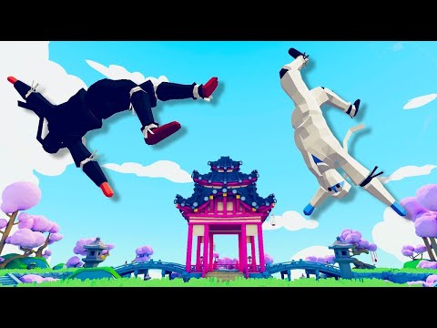 MEGA GOD NINJA VS  EVERY UNIT MAN - Totally Accurate Battle Simulator