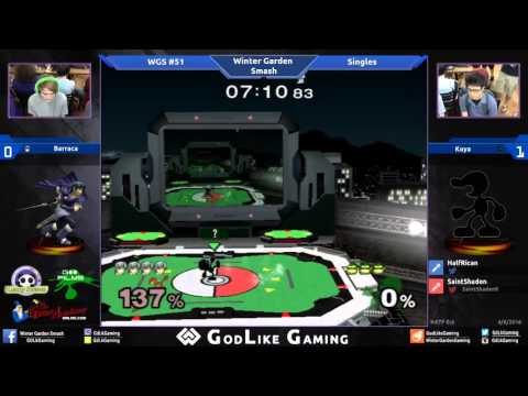 LSB Melee Weekly #51 - Barraca (Marth) vs Kuya (G&W)