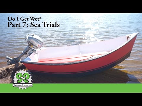 Part 7: Sea Trials. Boat launch and 3HP Motor Testing - The Garage Engineer