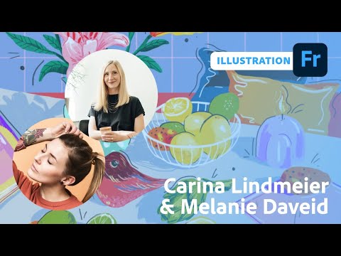 Illustration in Fresco mit Carina Lindmeier und Melanie Daveid | Adobe Live