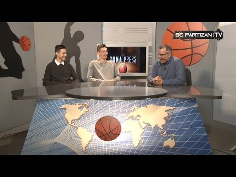 BC Partizan TV: Lazar Stefanović i Nikola Radovanović u Zoni Press