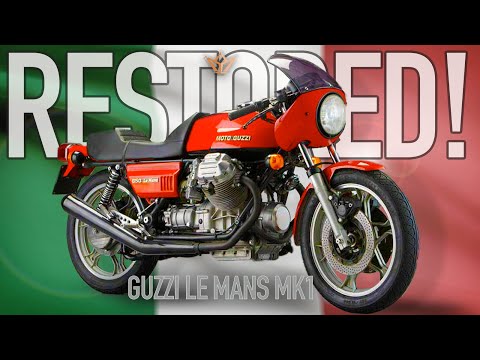 ITALIAN MOTORCYCLE LEGEND RESTORED - Moto Guzzi LeMans Mk1 - My hardest yet!