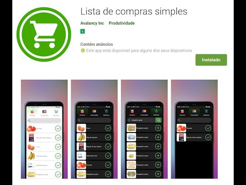 Simple shopping lists.