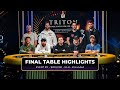 FINAL TABLE Highlights - Event #11 200K NLH 8-Handed | Triton Poker Series Montenegro 2024