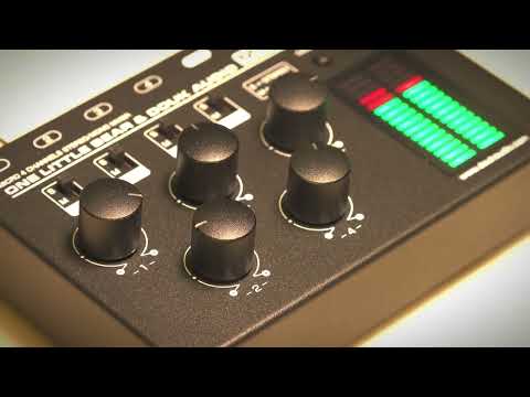 Douk Audio MX5 Mono/Stereo 4 Channel Audio Mixer Ultra Low-Noise Line Mixer LED Level Meter