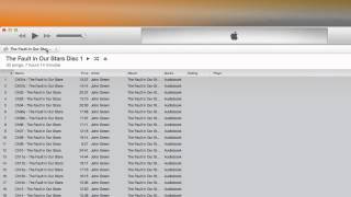 Uploading your audiobook into iTunes
