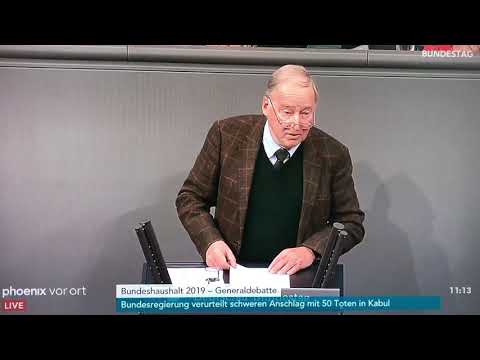 Alexander Gauland zitiert Abraham Lincoln im Bundestag 21.11.2018