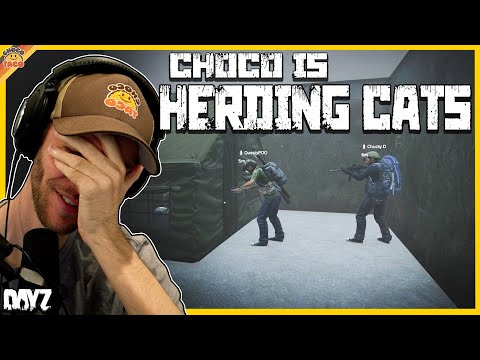 chocoTaco's Just Herding Cats Now ft. Quest, Reid, & Halifax - DayZ Deer Isle Raiding