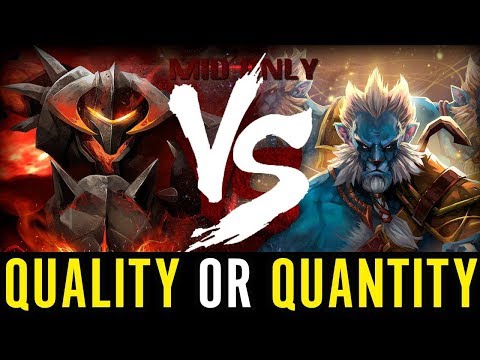 Quality or Quantity Chaos Knight vs Phantom Lancer Illidan Dota 2 Gameplay