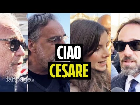 The cast of I Cesaroni at Antonello Fassari's funeral: "He was much loved. Goodbye, Cè."