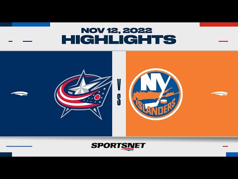NHL Highlights | Blue Jackets vs. Islanders - November 12, 2022