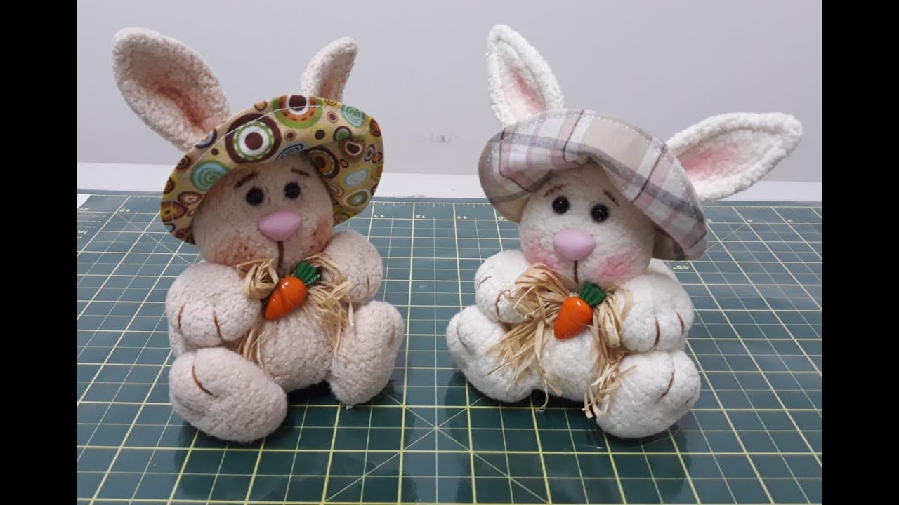 Passo a Passo coelhinho de fuxico