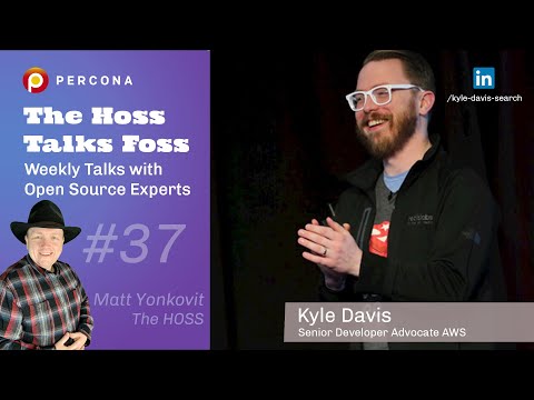 Developer Advocate Background and AWS Open Source Fork OpenSearch - Percona Podcast 37