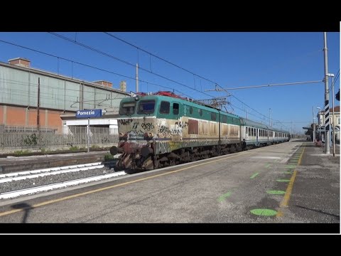 E655.410 + 3 carrozze MDVC non revamp, in transito a Pomezia!
