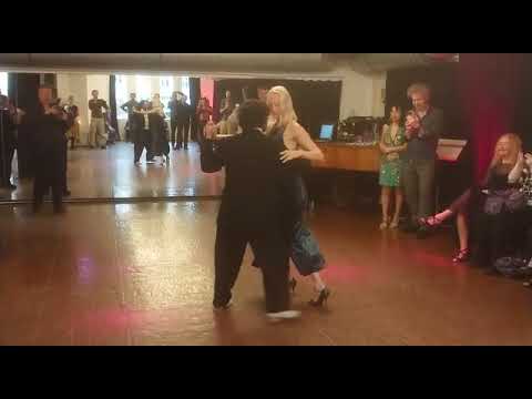 Tango lesson: Basic Enrosques for leaders and followers by Ezequiel Sanucci & Gabriëlle Nederend