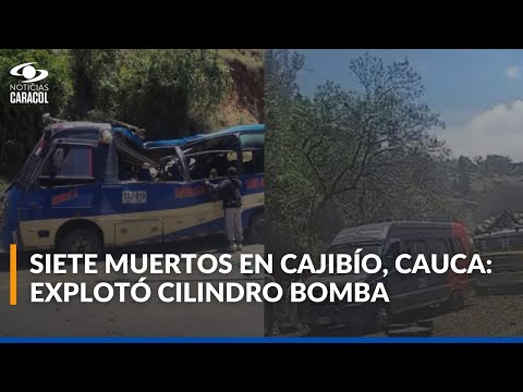 Reportan nuevo ataque terrorista: siete muertos y 17 heridos tras explosión en Cajibío, Cauca