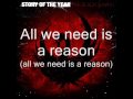 Story of the Year - The Antidote (lyrics)