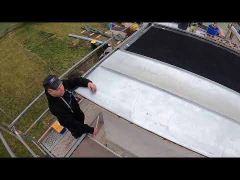 Stehfalzdach in Zink - Blechdach - Blechschare