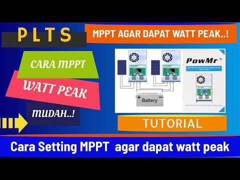 mppt solar charge controller Cara Setting MPPT PowMr agar dapat watt peak mppt solar charge controller Cara Setting MPPT PowMr agar dapat watt peak