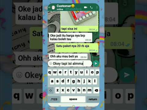 Pov : Jual Stabilo || WhatsMock Prank Chat 🌷