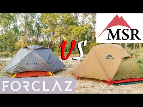 Is it worth carrying extra pounds for the sake of comfort? |MSR Elixir 2 vs Forclaz MT900 Comparison