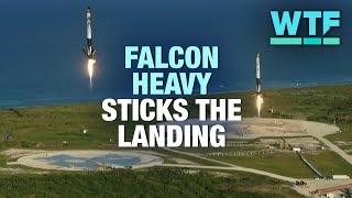SpaceX Falcon Heavy sticks historic landing | What the Future
